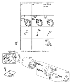 Air Cleaner Grp Diagram and Parts List for 404437-1209-XX  Briggs and Stratton Engine